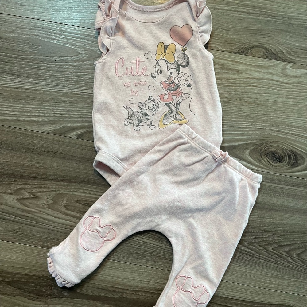 Disney Minnie Mouse outfit 6-9 month